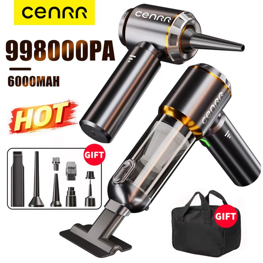 9980000PA Car Vacuum Cleaner Strong Suction Cordless Wireless Cleaner Portable Handheld Vacuum Cleaner Cleaning Machine